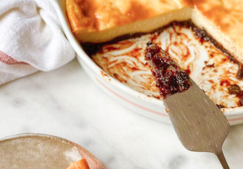 Le flan à la vanille et pâte de dattes de Minou Sabahi