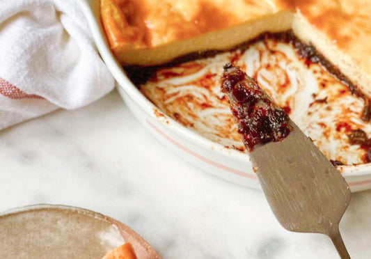 Le flan à la vanille et pâte de dattes de Minou Sabahi